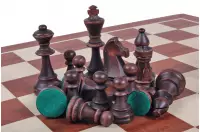 Figury szachowe Staunton nr 6 (96 mm) w drewnianym kuferku Figury szachowe Staunton nr 6 (96 mm) w drewnianym kuferku